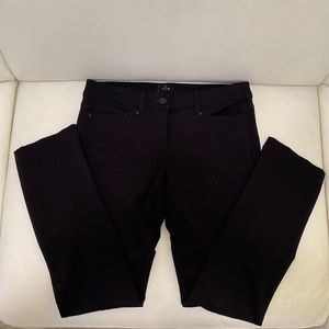 White House Black Market Black Straight Leg Pant